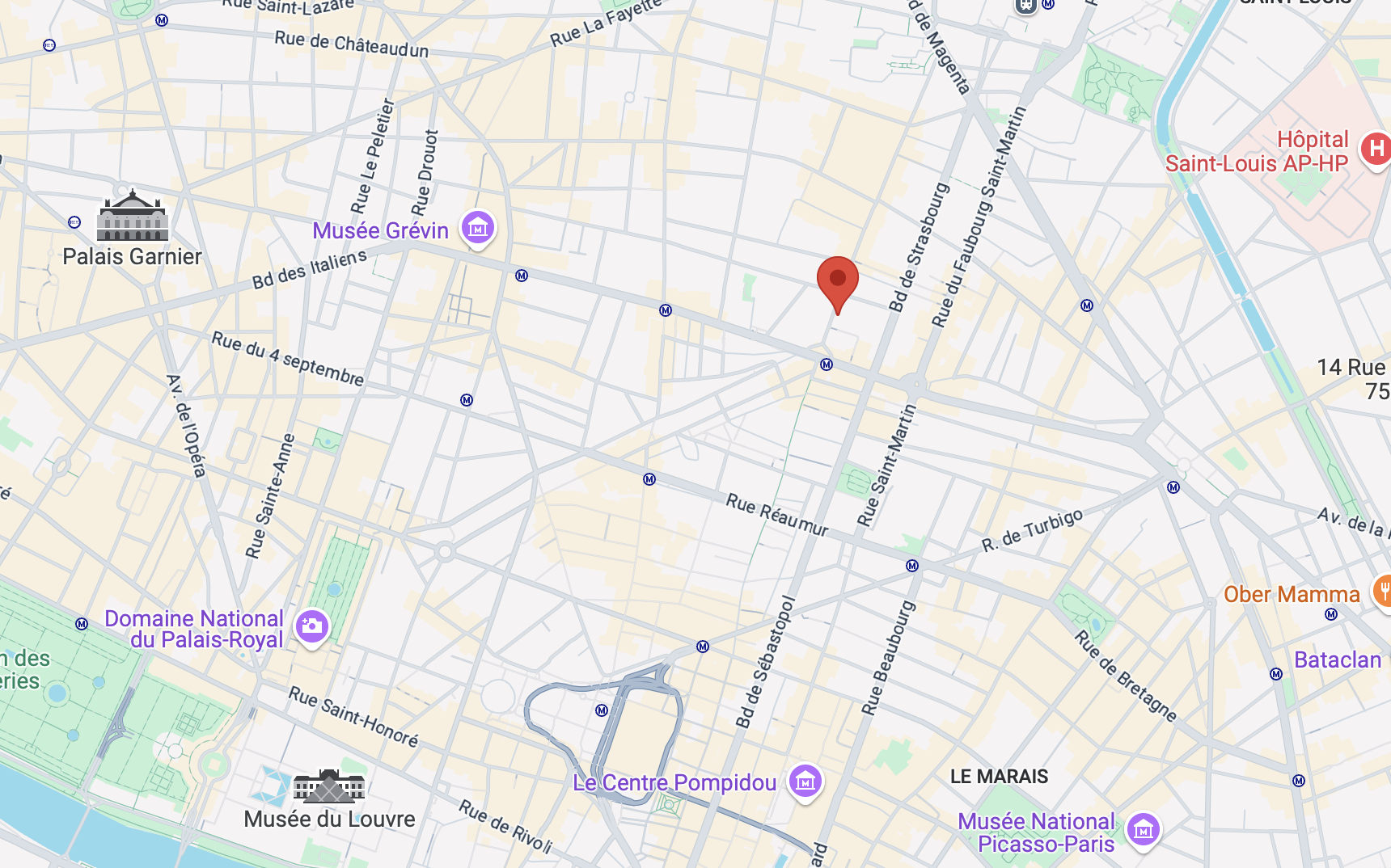 carte de paris pour bespaces